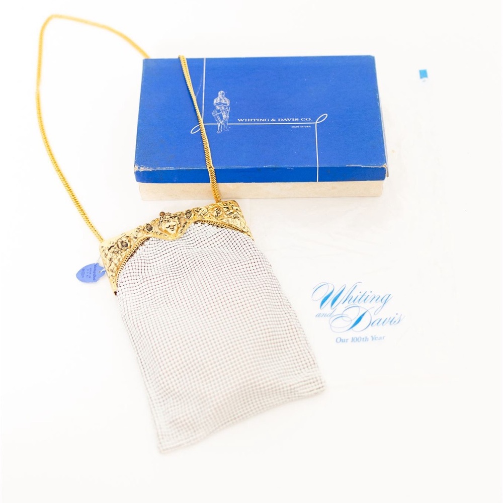 NWT VINTAGE Whiting and Davis Vintage Mesh Bag Schiaparelli Era